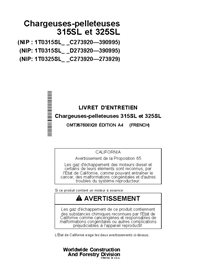 JD-OMT357608X28 Manuel d'utilisation de la chargeuse-pelleteuse John Deere 315SL, 325SL PIN C_D273920-390995 FR (OMT357608X28)