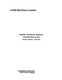 TM1882 Manual técnico de reparación de la retroexcavadora John Deere 310G (TM1882)