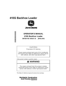 JD-OMT201153 Manual del operador de la retroexcavadora John Deere 310G (OMT201153)