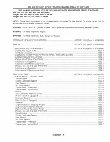 Manuel d'entretien du tracteur Case IH STX 280-530, Steiger 280-535 PDF - Cas IH manuels - CASE-84257306