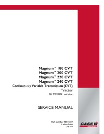Case IH MAGNUM 180, 200, 220, 240 CVT tractor pdf service manual  - Case IH manuals - CASE-48015887