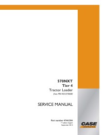 Manual de serviço em pdf do carregador de trator Case 570NXT Tier 4 - Case manuais