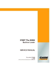 Manual de serviço em pdf da retroescavadeira Case 570ST The KING - Caso manuais - CASE-51523349