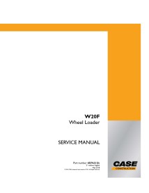 Case W20F wheel loader pdf service manual  - Case manuals - CASE-48096018A
