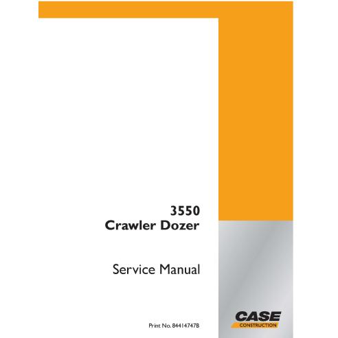 Dozer sobre orugas case 3550 manual de servicio en pdf - Caso manuales - CASE-84414747B