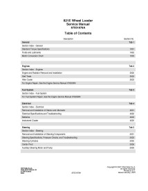 Manuel de réparation PDF du chargeur sur pneus Case 821E - Cas manuels - CASE-87551879A