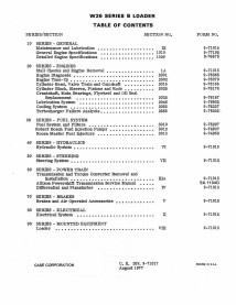 Cargador Case W26 Serie B manual de servicio pdf - Caso manuales - CASE-9-71017