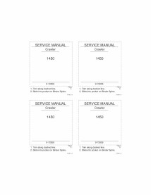 Cargador sobre orugas case 1450 manual de servicio en pdf - Caso manuales - CASE-9-72858
