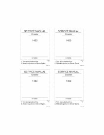 Manual de serviço em pdf do carregador de rastreador Case 1450 - Caso manuais - CASE-9-72858