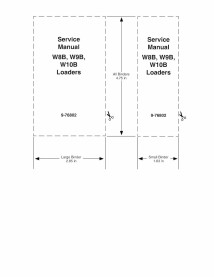 Manual de serviço em pdf do carregador Case W8B, W9B, W10B - Caso manuais - CASE-9-76802