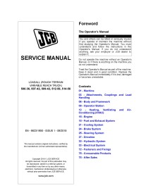 JCB 506-36, 507-42, 509-42, 512-56, 514-56 loadall pdf service manual  - JCB manuals - JCB-9823-1650