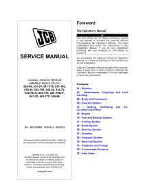 JCB 526-56, 531-70, 533-105 535-95, 535-T95, 536-70, 536-70LC, 536-T70, 541-70, 550-80 cargar todo el manual de servicio en p...