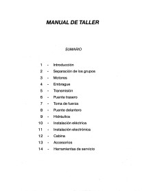 Massey Ferguson 8110, 8120, 8130, 8140, 8150, 8160 tracteur pdf manuel d'entretien d'atelier ES - Massey-Ferguson manuels - M...