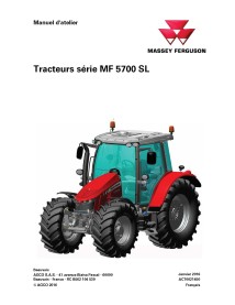 Massey Ferguson 5710 SL, 5711 SL, 5712 SL, 5713 SL tracteur pdf manuel d'entretien d'atelier FR - Massey-Ferguson manuels - M...