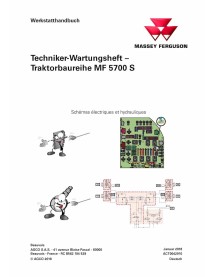 Massey Ferguson 5709 S, 5710 S, 5711 S, 5712 S, 5713 S tractor pdf technical service book DE - Massey Ferguson manuals - MF-A...