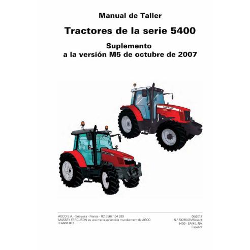 Massey Ferguson 5410, 5420, 5425, 5430, 5435, 5440, 5445, 5450, 5460, 5465, 5470, 5475, 5480 tracteur pdf manuel d'entretien ...