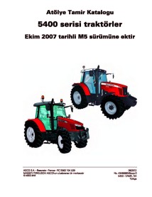 Massey Ferguson 5410, 5420, 5425, 5430, 5435, 5440, 5445, 5450, 5460, 5465, 5470, 5475, 5480 tracteur pdf manuel d'entretien ...