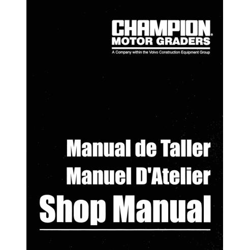 Champion 710, 720, 730, 740, 750, 780 / Manuel d'atelier en pdf pour niveleuse A - Champion manuels - CHAMP-L-2005