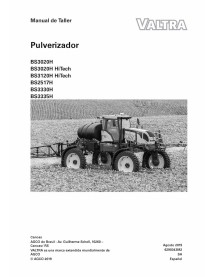 Manuel d'entretien d'atelier du pulvérisateur Valtra BS3020H, BS3120H, BS2517H, BS3330H, BS3335H pdf ES - Valtra manuels - VA...