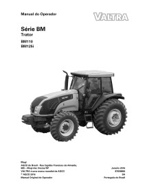 Valtra BM110, BM125i trator pdf manual do operador PT - Valtra manuais