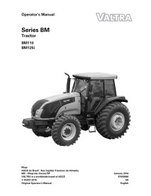 Valtra BM110, BM125i tractor pdf operator's manual  - Valtra manuals - VALTRA-87659000