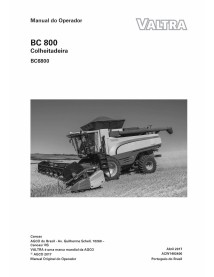 Manuel d'utilisation pdf de la moissonneuse-batteuse Valtra BC6800 PT - Valtra manuels - VALTRA-ACW1493400