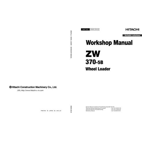 HIT-ZW-370-5B-SM Cargadora de ruedas Hitachi ZW 370-5B manual de servicio en pdf HIT-ZW-370-5B-SM Cargadora de ruedas Hitachi ZW 370-5B manual de servicio en pdf