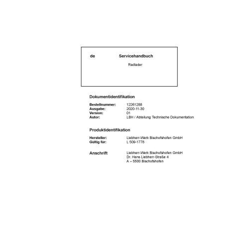 LIEBHERR-L509_G6.0-D_1778-DE-SM Manual de serviço em pdf da carregadeira de rodas Liebherr L 509-1778 DE LIEBHERR-L509_G6.0-D_1778-DE-SM Manual de serviço em pdf da carregadeira de rodas Liebherr L 509-1778 DE