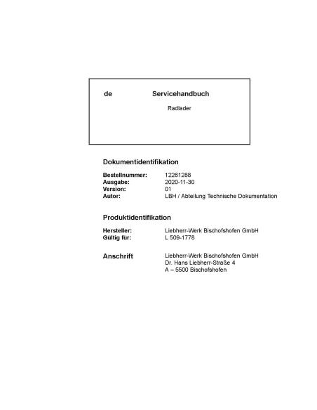 LIEBHERR-L509_G6.0-D_1778-DE-SM Liebherr L 509-1778 chargeuse sur pneus pdf manuel de service DE
