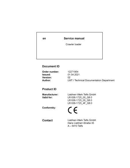 LIEBHERR-PR_636_G8.0_1725-SM Liebherr LR 636-1725 crawler loader pdf service manual