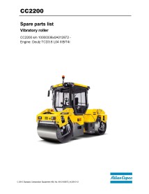 Dynapac CC 2200 vibratory roller pdf parts book manual  - Dynapac manuals - DYNAPAC-4812159872