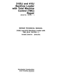 TM10853 John Deere 310SJ and 410J backhoe loader repair technical manual (TM10853)