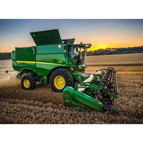 John Deere S760, S770, S780, S785, S790 STS combinar manual técnico de reparo em pdf - John Deere manuais - JD-TM140819