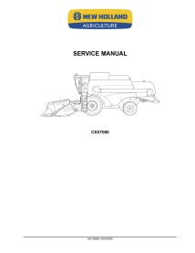 New Holland CSX7040, CSX7050, CSX7060 ,, CSX7070, CSX7080 combinan el manual de servicio en pdf - Agricultura de Nueva Holand...