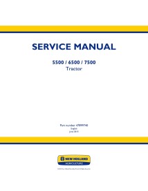 New Holland 5500, 6500, 7500 tractor pdf service manual  - New Holland Agriculture manuals - NH-47899740
