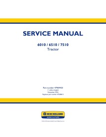 New Holland 6010, 6510, 7510 tractor pdf service manual  - New Holland Agriculture manuals - NH-47969433