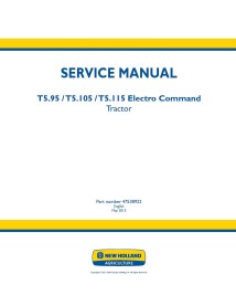 New Holland T4.90 FB, T4.100 FB, T4.110 FB tractor pdf service manual  - New Holland Agriculture manuals