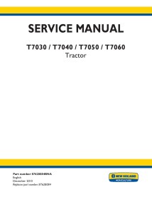 New Holland T7030, T7040, T7050, T7060 tractor pdf service manual  - New Holland Agriculture manuals