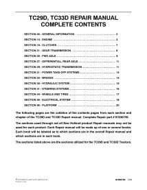 New Holland TC29D, TC33D tractor pdf manual de reparación - Agricultura de Nueva Holanda manuales - NH-87036756