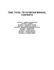 Manual de reparo PDF do trator New Holland TS90, TS100, TS110 - New Holland Agricultura manuais - NH-86572172