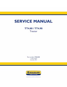 New Holland TT4.80, TT4.90 tractor pdf service manual  - New Holland Agriculture manuals - NH-47866580
