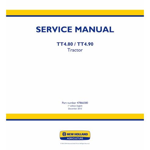 Manual de serviço pdf do trator New Holland TT4.80, TT4.90 - New Holland Agricultura manuais - NH-47866580