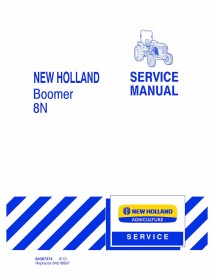 New Holland Boomer 8N tractor pdf service manual  - New Holland Agriculture manuals - NH-84307374