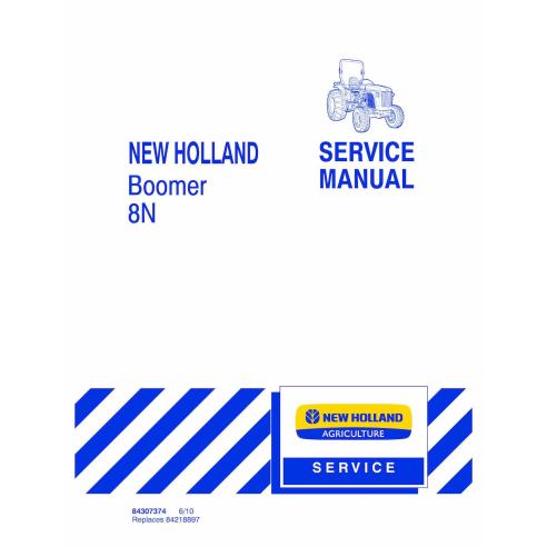 Manual de serviço em pdf do trator New Holland Boomer 8N - New Holland Agricultura manuais - NH-84307374