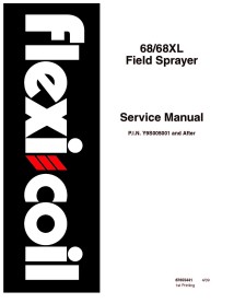 New Holland Flexicoil 68, 68XL sprayer pdf service manual  - New Holland Agriculture manuals