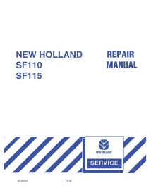 Manual de serviço em pdf do pulverizador New Holland SF110, SF115 - New Holland Agriculture manuais
