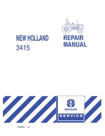 New Holland 3415 tractor pdf service manual  - New Holland Agriculture manuals - NH-87028646