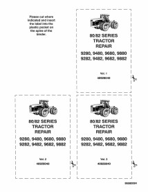 New Holland 9280,9480,9680,9880, 9282,9482,9682,9882 tractor pdf manual de servicio - Agricultura de New Holland manuales