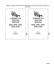 Manuel de réparation pdf du tracteur New Holland 455D, 55D, 575D, 655D, 675D - Nouvelle-Hollande Agriculture manuels - NH-400...