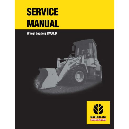 Cargador de ruedas New Holland LW80B manual de servicio en pdf - New Holland Construcción manuales - NH-73183079